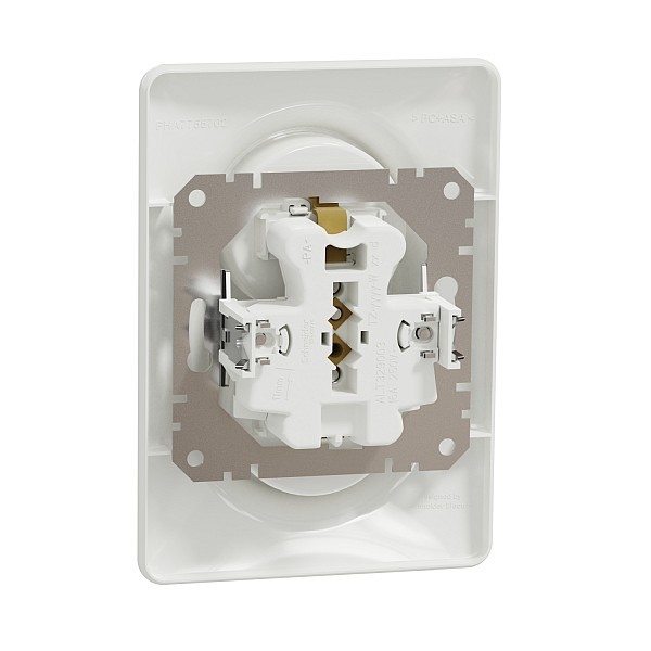 SCHNEIDER SDD311211C SEDNA Zásuvka dvojnásobná 230V 16A, bílá