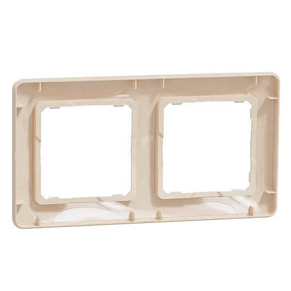 SCHNEIDER SDD312802 SEDNA Rámeček dvojnásobný, béžová