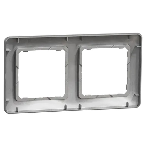 SCHNEIDER SDD313802 SEDNA Rámeček dvojnásobný, alu