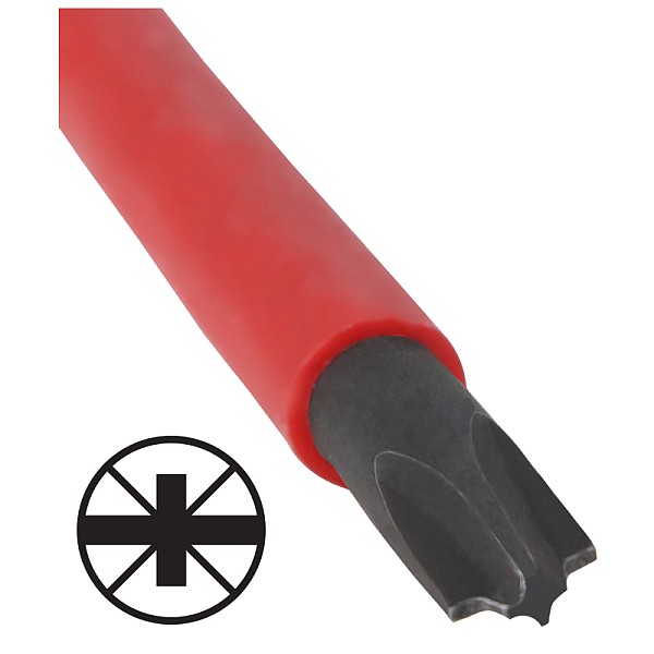Tracon SD5080PZ1 Šroubovák Pozidriv s izolací na 1000 V, CrV, PZ1 5×80mm