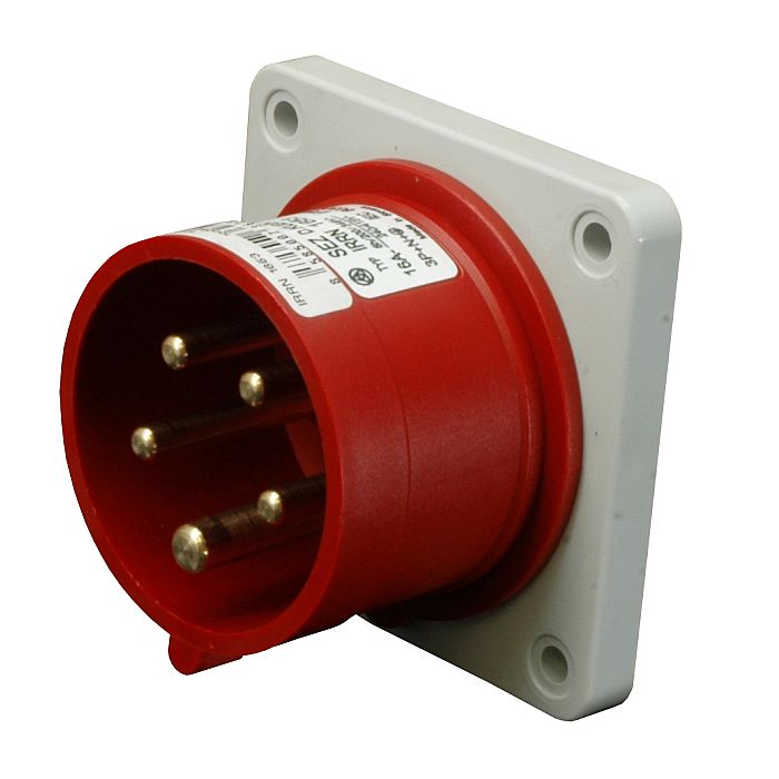 Průmyslová vestavná přívodka rovná IRRN 3253 400V, IP54, 32A, 5-pól