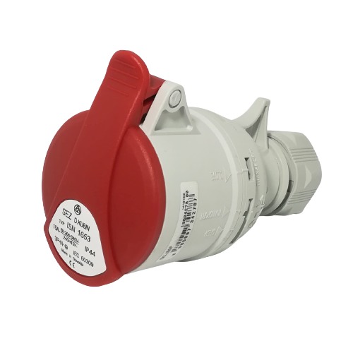 Průmyslová zásuvka spojovací ISN 1653 400V, IP44, 16A, 5-pól