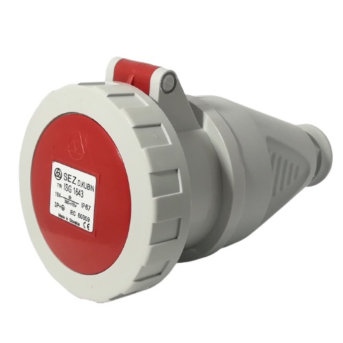 Průmyslová zásuvka spojovací ISG 1643 400V, IP67, 16A, 4-pól