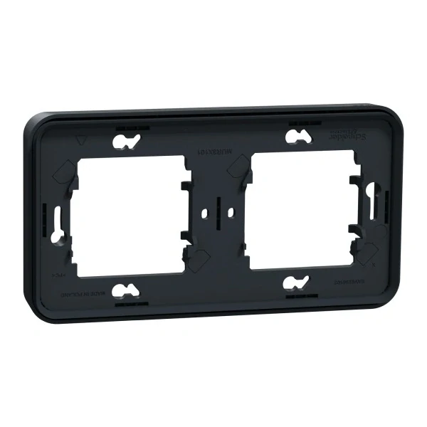SCHNEIDER MUR34101 MUREVA Rámeček 2 násobný horizontální IP55, Antracit