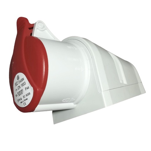 Průmyslová nástěnná zásuvka IZN 3253 400V, IP44, 32A, 5-pól