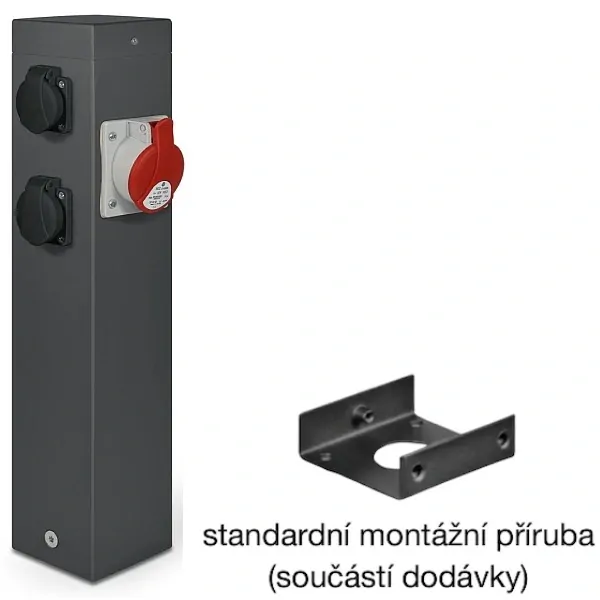 Zásuvkový sloupek SEZ RS-16-2-1653 Energo sloupek 2x230V + 1x1653-400V