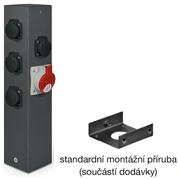 Zásuvkový sloupek SEZ RS-16-4-1653 Energo sloupek 4x230V + 1x1653-400V