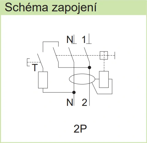 Noark 115622 Ex9L-H 2P 25A F 30mA Proudový chránič 10kA, 2-pól,25A, 30mA, F