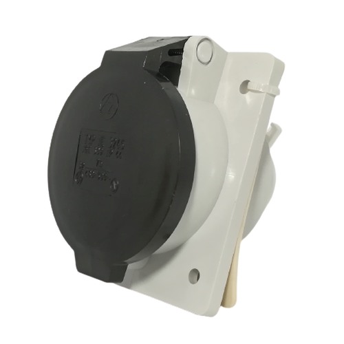 Průmyslová zásuvka vestavná IE 3245 500V, IP54, 32A, 4-pól šikmá