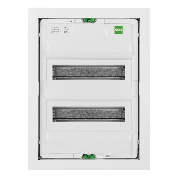 Rozvaděč na omítku SEZ C-BOX N MSF 28 s kovovými dvířky, IP30, 24+4 modulů, 478x358x94mm