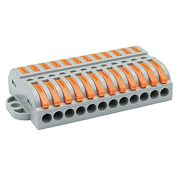 Tracon OVOFT1212 Krabicová svorka pružinová 0,5-4mm2, 32A, 400VAC 12P