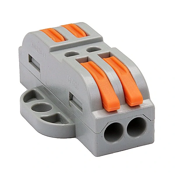 Tracon OVOFT22 Krabicová svorka pružinová 0,5-4mm2, 32A, 400VAC 2P