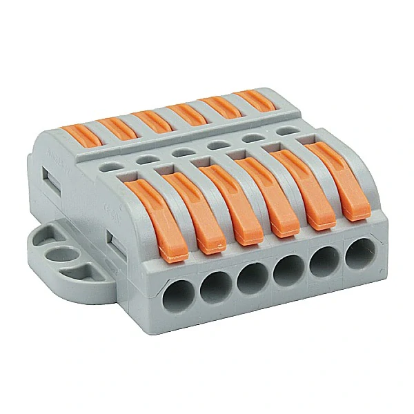 Tracon OVOFT66 Krabicová svorka pružinová 0,5-4mm2, 32A, 400VAC 6P