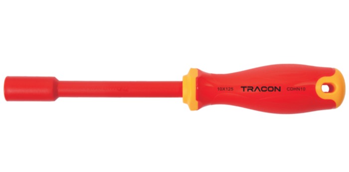 Tracon CDHN10 Nástrčný klíč 6-hran s izolací do 1000 V AC 1000V 10x243mm