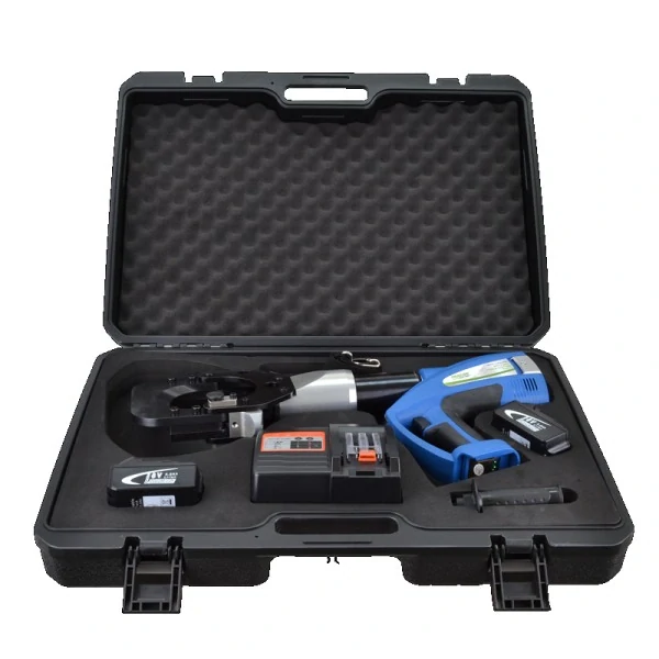 Tracon DKV105E Akumulátorové hydraulické řezací nářadí v přenosném kufříku max. D=105mm Cu/Al, 8550g, 120kN, 2× Li-ion, 18V, 5000mAh
