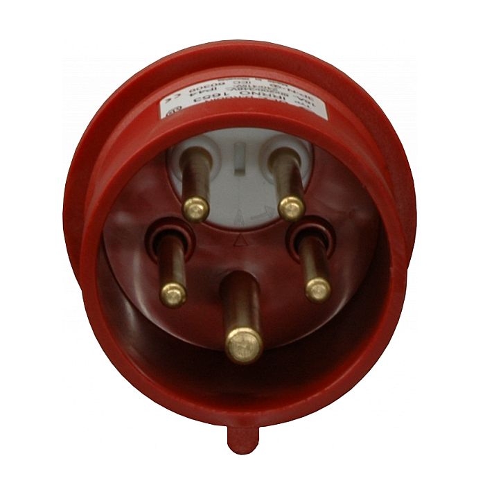 Průmyslová vestavná přívodka rovná IRRNO 1653 400V, IP44, 16A, 5-pól možnost otočení fází