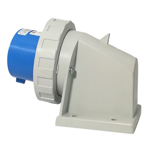 Průmyslová vestavná přívodka úhlová IRG 1632 230V, IP67, 16A, 3-pól