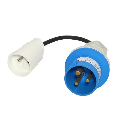 Šňůrový adaptér SA-1 z vidlice 1632 na zásuvku 230V, IP44