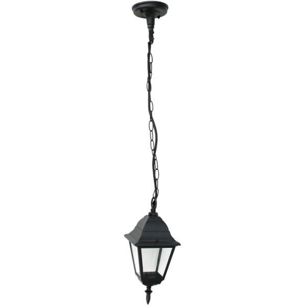 Tracon GARHE27 Exteriérové svítidlo pro LED žárovku E27, se závěsným řetízkem, stropní, s paticí E27 230VAC, 50Hz, E27, max.60W, IP54