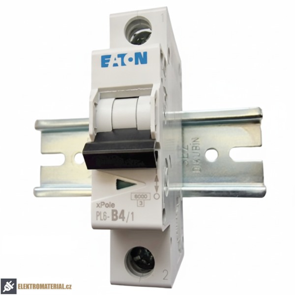 Jednofázový jistič Eaton 286517 PL6-B4/1 na DIN lištu