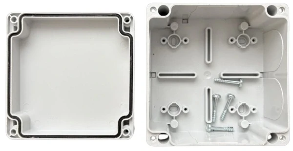 Krabice S-BOX 126 SK, 100x100x50, IP56 s předznačenými otvory pro vývodky
