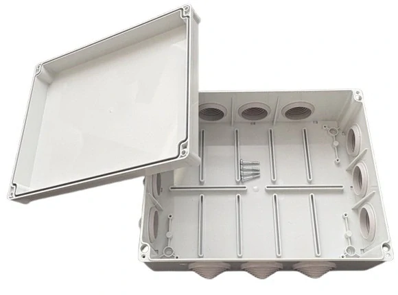 Krabice S-BOX 506 SK, 240x190x90mm + průchodky, IP55