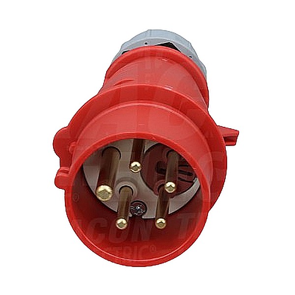 Tracon TICS-015PF Spojovací průmyslová vidlice s možností změny sledu fází 16A, 400V, 3P+N+E, 6h, IP44