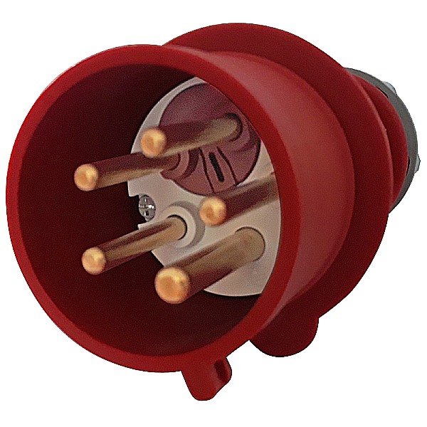 Tracon TICS-025PF Spojovací průmyslová vidlice s možností změny sledu fází 32A, 400V, 3P+N+E, 6h, IP44