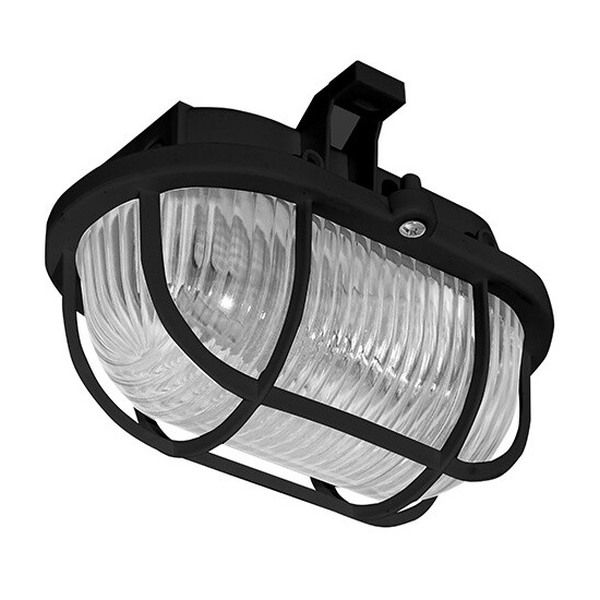 PANLUX SOP-60/C Svítidlo OVAL 60 PLAST černý