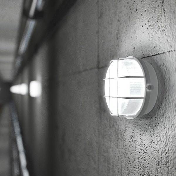 PANLUX SKP-100/C Svítidlo KRUH 100W černý