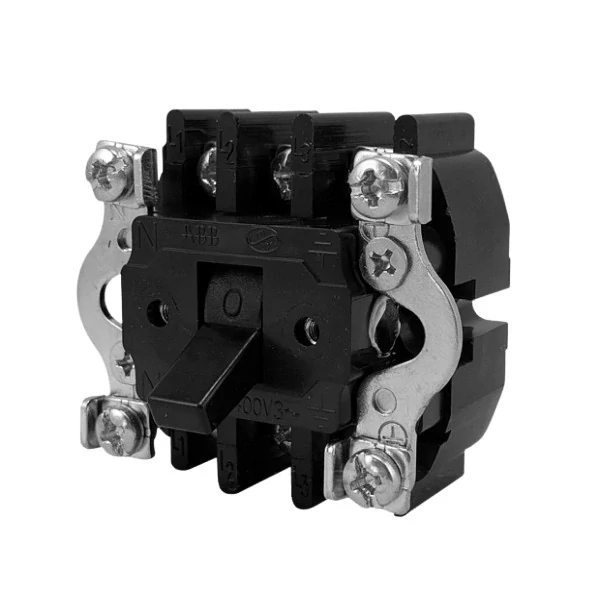 ABB 34253-10 Spínač trojpólový páčkový, 16 A, 400 V, IP30, nástěnný, černý