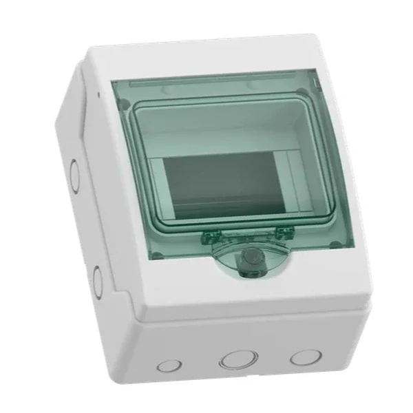 SCHNEIDER 13442 Kaedra Plastová rozvodnice, montáž na omítku, IP65, 1 řada, 6 modulů