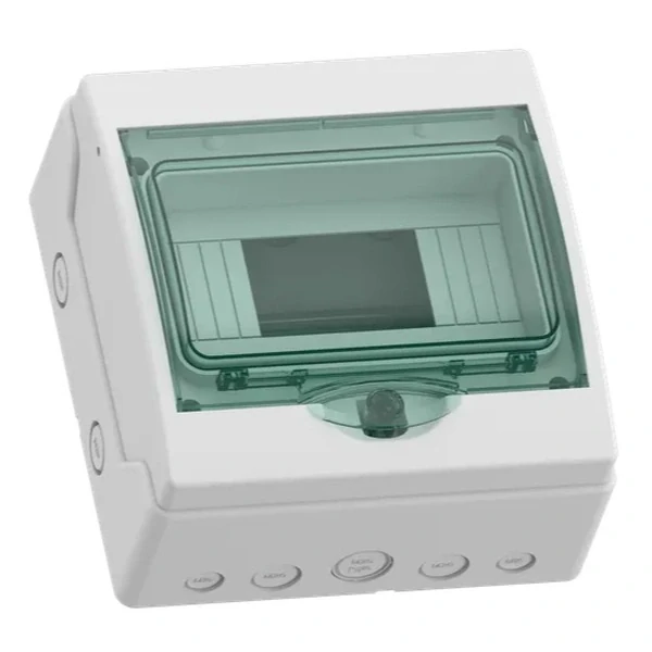 SCHNEIDER 13443 Kaedra Plastová rozvodnice, montáž na omítku, IP65, 1 řada, 8 modulů