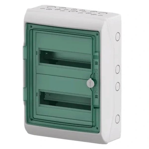 SCHNEIDER 13434 Kaedra Plastová rozvodnice, montáž na omítku, IP65, 2 řady, 36 modulů