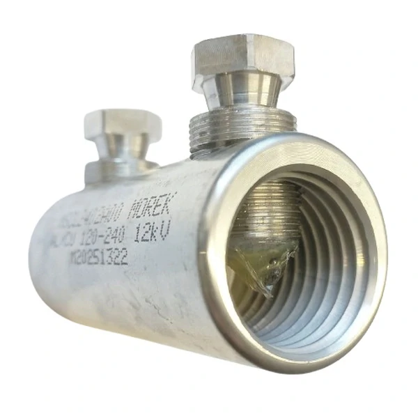 MOREK MSCL2402A00 Kabelová trhací spojka MSCL240 Al/Cu 120-240mm2, 2x Al šroub, 12kV