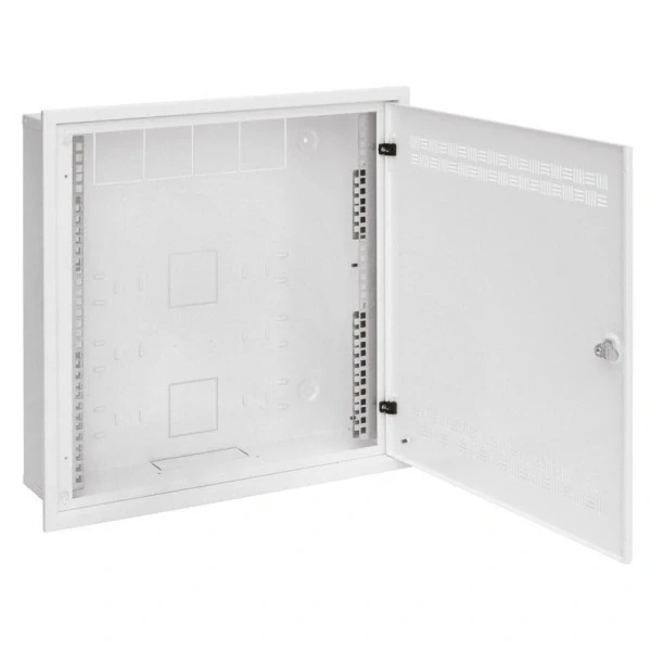 SOLARIX 86000562 SOHO LC-18 Rozvaděč do zdi s lišt. 2U, 4U a 11U, 550x550 bílá s rámečkem