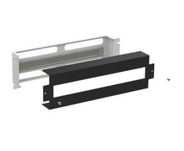 SOLARIX 80138324 RAIL-3U-DIN Instalační panel 3U s DIN lištou do 19" rozvaděče, RAL 7035