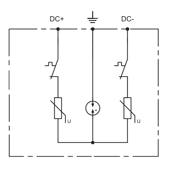 Tracon ESPD1+2-DC50-1000 Svodič přepětí AC, typ T1+T2 neodnímatelný modul Ucpv: 1200V; Iimp:12,5kA; In:20kA; Imax:50kA; Up:4kV