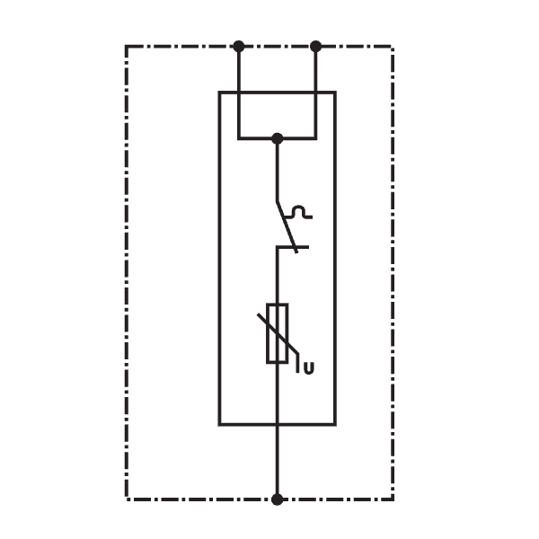 Tracon ESPD1+2+3-25-1P Svodič přepětí AC, typ T1+T2+T3 neodnímatelný modul Uc:275V; Iimp:25kA; In:25kA; Uoc:20kV; Up:1,3kV; 1P