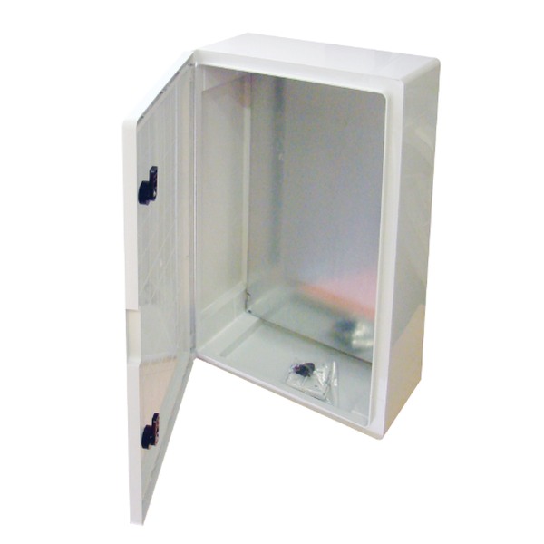Tracon TME604020 Plastová rozvodná skříň HxWxD=400x300x165mm, IP65, IK10, 1000V AC/DC, RAL7035