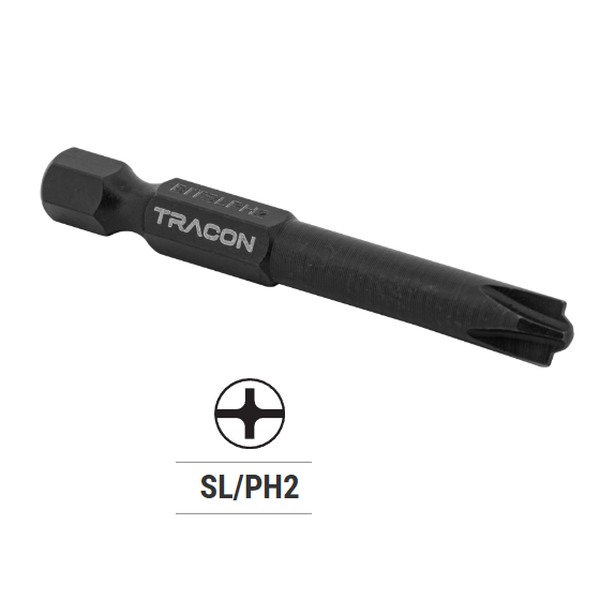 Tracon BITSLPH2 Sada bitů SL/PH2, L=55mm, 10 kusů