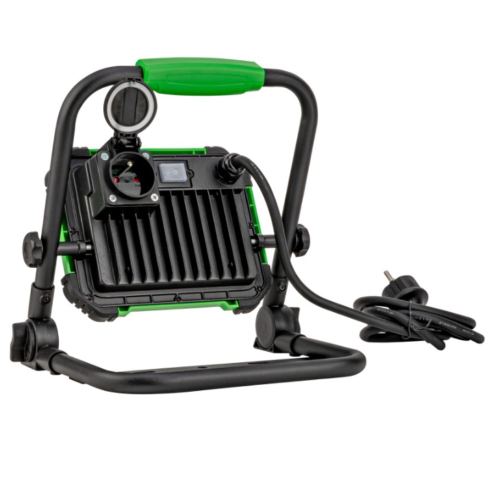 Tracon RSMDAWF50W Přenosný akumulátorový LED reflektor, FRENCH zásuvka