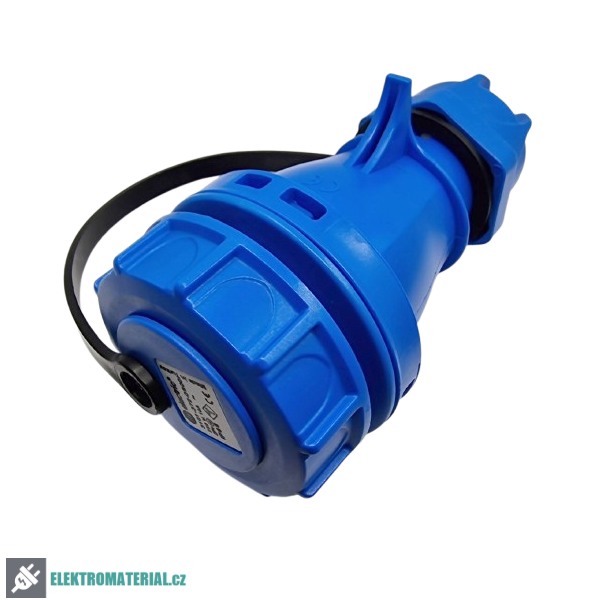 TP Electric 3101-372-0900 Spojovací zásuvka, s bezpečnostní clonkou 1x16A / IP68