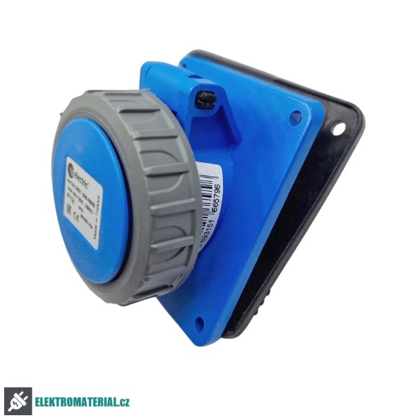 TP Electric 3021-309-0900 Vestavná zásuvka, úhlová, Quick Connect 3x16A / IP67