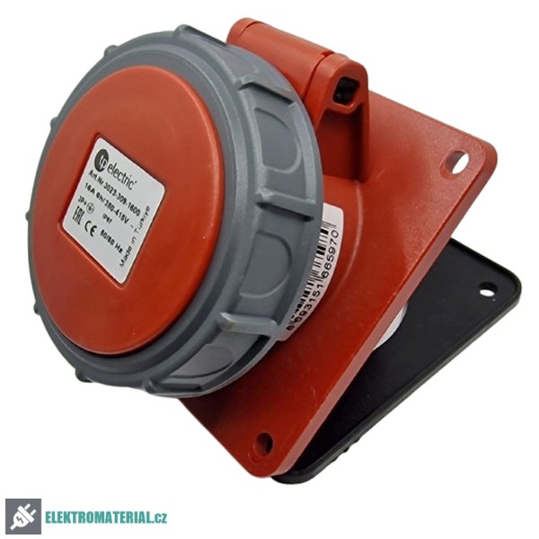 TP Electric 3023-309-1600 Vestavná zásuvka, úhlová, Quick Connect 4x16A / IP67