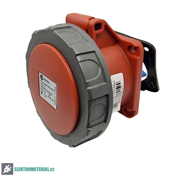 TP Electric 3008-322-1675 Vestavná zásuvka, rovná, kompaktní příruba 75x75, Quick Connect 5x32A / IP67