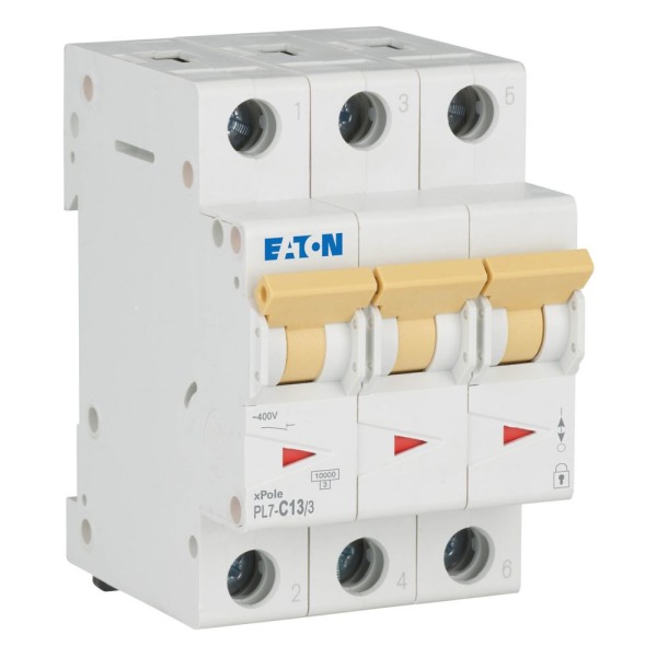 Třífázový jistič Eaton 263408 PL7-C13/3 na DIN lištu