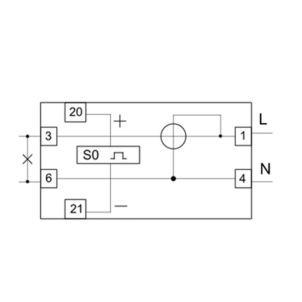 Tracon TVOF11 1-fázový digitální elektroměr, přímé měření, 1 modul 230VAC / 5(40)A
