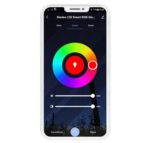 MODEE MSL-G9, 4WE27RGB LED žárovka SMART, stmívatelná, RGB, E27, 9,4W (Tuya WiFi), 806lm, 2700K–6000K