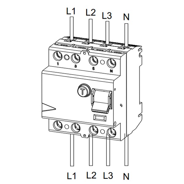 Proudový chránič EATON 263613 PF7-40/4/03-A na DIN lištu